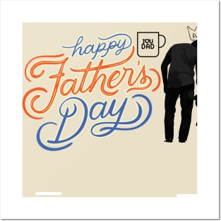 happy fathers day Posters and Art